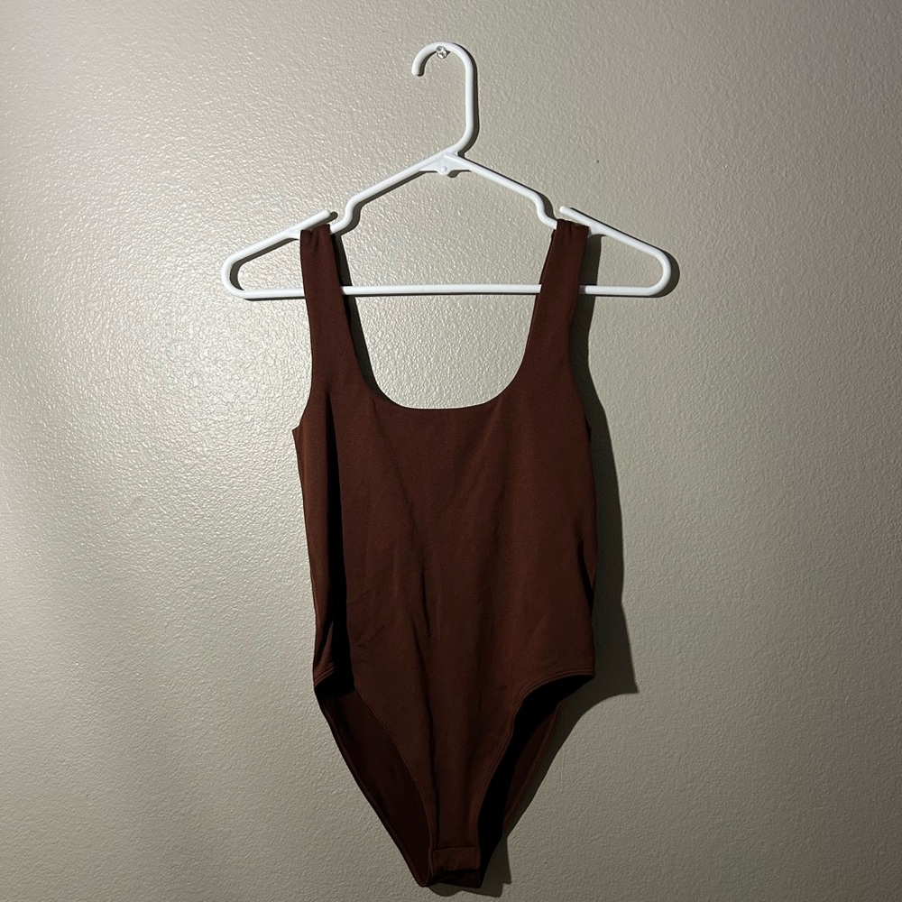 Brown Kids One Piece Swimsuit